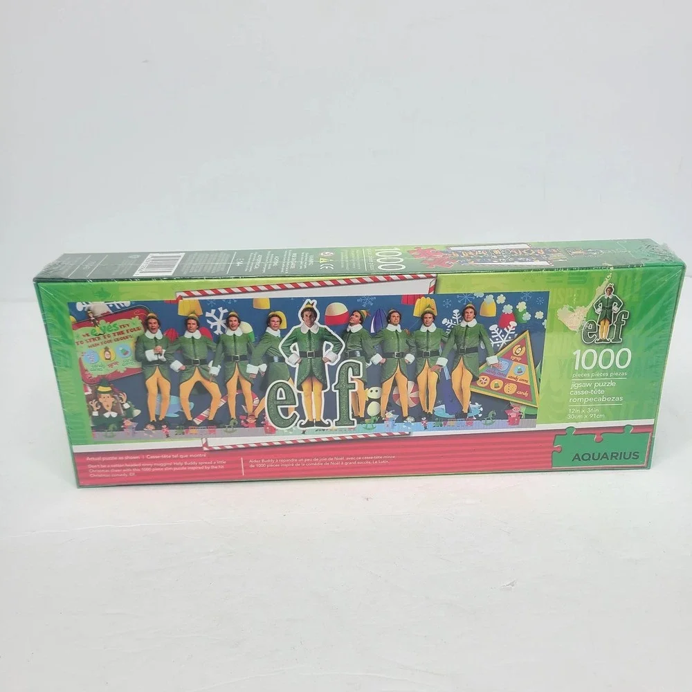 AQUARIUS Elf Puzzle Slim 1000 Piece Jigsaw Puzzle Christmas‎